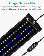 NICREW ClassicLED Aquarium Light, Fish Tank Light with Extendable Brackets, White and Blue LEDs, Size 36 to 48 Inches, 25 Watts