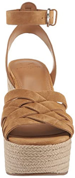 Marc Fisher LTD Women's OATEN Wedge Sandal, Medium Natural 101, 7