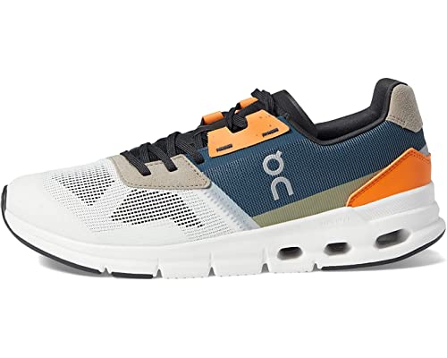 On Women's Cloudrift Sneakers, Ivory/Storm, Blue, 11 Medium US