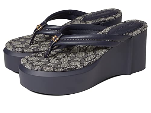 Coach Franki Flip-Flop Blue 8 B (M)