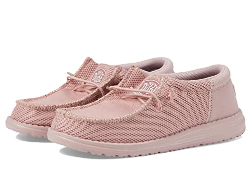 Hey Dude Boy's Wally Funk Mono Slip-On Casual Shoes (Little Kid/Big Kid) Rose Sand 12 Little Kid M