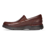 Rockport Men's Eureka Plus Slip On Oxford, dark brown, 10.5 M US