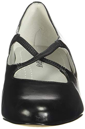 Trotters Women's Pumps, Black Leather, 9.5 X-Wide