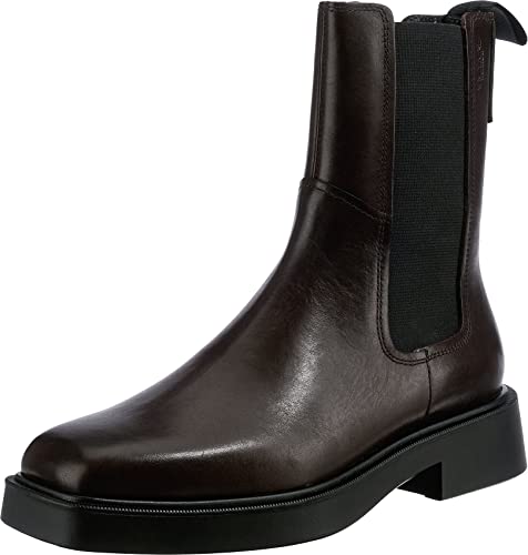 Vagabond Shoemakers Jillian Leather Chelsea Bootie Java EU 38 (US Women's 8) M