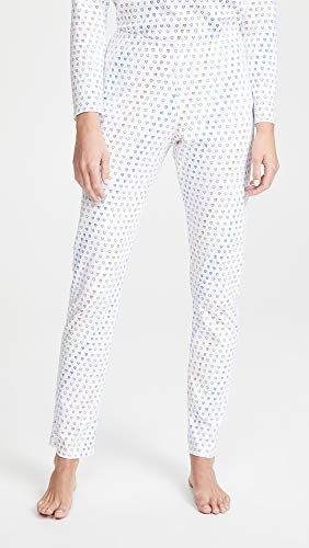 Roller Rabbit Women's Disco Hearts Pajamas, Rainbow, Blue, Print, S