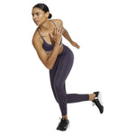 Nike Women's One Luxe Icon Clash Training Leggings (Dark Raisin/Black, X-Small)