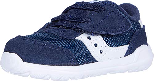 Saucony Kids Baby Boy's Originals Jazz Crib (Infant) Navy/White 2 Infant