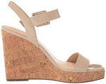 Marc Fisher Women's LUKEY Wedge Sandal, Malted Milk 150, 5.5