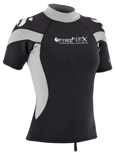 SCUBAPRO Pyroflex Rash Guard, Short Sleeve, Women, S