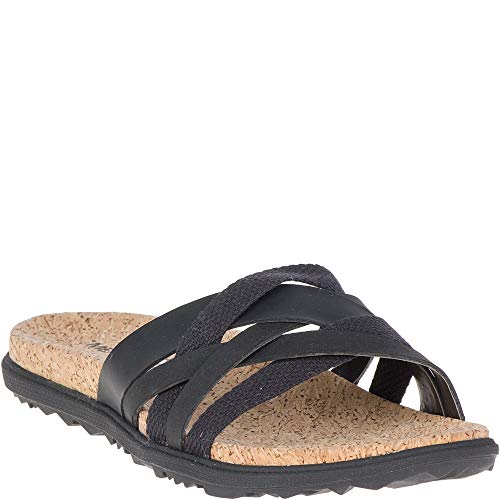 Merrell Women's Around Town Arin Slide Slipper, Black, 06.0 M US