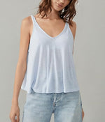 Free People Dani Tank Top for Women - Thin Shoulder Straps with Sleeveless Construction, and Lightweight Slouchy Fit Tank Twinkiling Perry MD (Women's 8-10) One Size