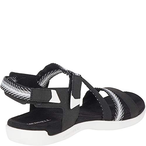 Merrell Women's District Mendi Backstrap Slipper, Black, 07.0 M US