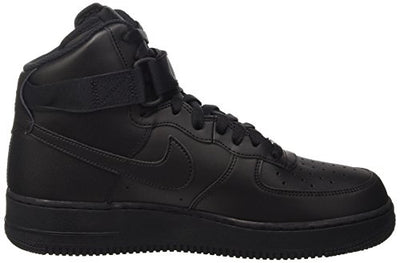 Nike Men's Air Force 1 High '07 Basketball Shoe Black/Black/Black
