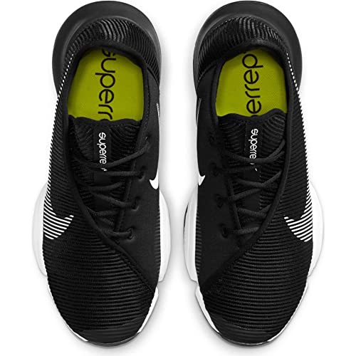 Nike Women's Air Zoom Superrep 2 Gymnastics Shoe, Black/White-black-dk Smoke Grey, 8.5