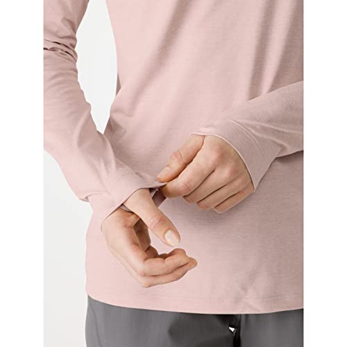 Arc'teryx Taema Hoody Women's | Light Breathable Performance Sun Hoody | Desert Salt Heather, Medium