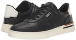 BOSS Clint Smooth Leather Cupsole Sneaker Black Oil