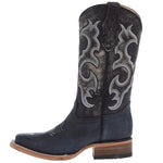 Corral Boots J7111 (Little Kid/Big Kid) Black 6 Big Kid M
