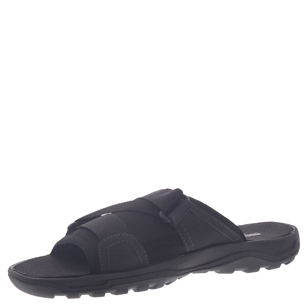 Rockport Men's Trail Technique Velcro Slide Sandal, Black, 11