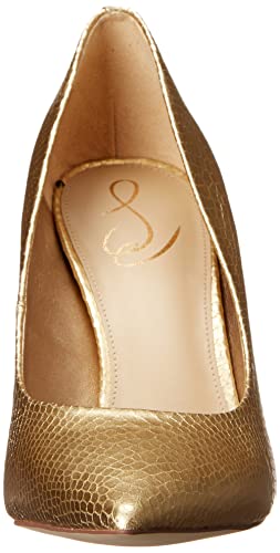 Sam Edelman Hazel - Sandals for Women - Synthetic Insole - Leather Outsole - Low-cut Vamp - High Stiletto Heel Gold 7 W