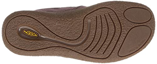 KEEN Women's Howser Canvas Low Height Casual Comfy Durable Slip On Slipper, Andorra/Brown, 11
