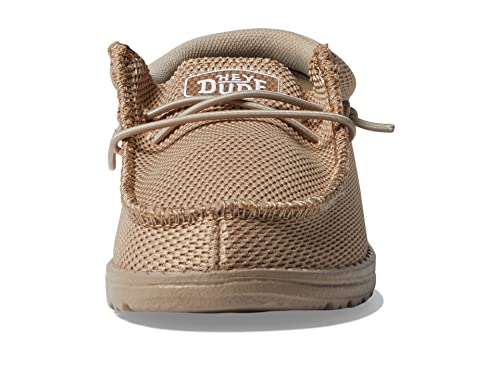 Hey Dude Boy's Wally Funk Mono Slip-On Casual Shoes (Little Kid/Big Kid) Caramel 4 Big Kid M