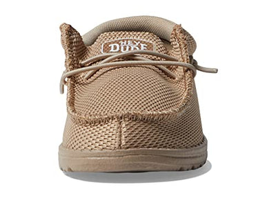Hey Dude Boy's Wally Funk Mono Slip-On Casual Shoes (Little Kid/Big Kid) Caramel 4 Big Kid M