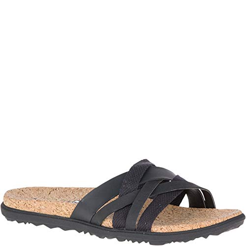 Merrell Women's Around Town Arin Slide Slipper, Black, 06.0 M US