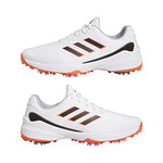 adidas ZG23 Lightstrike Golf Shoes Footwear White/Core Black/Semi Solar Red 10.5 E - Wide