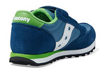 Saucony Jazz Double Hook and Loop Sneaker, Blue/Green, 12.5 US Unisex Big Kid