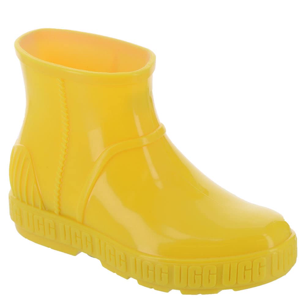 UGG Kids' Drizlita Rain Boot 4 Big Kid Canary
