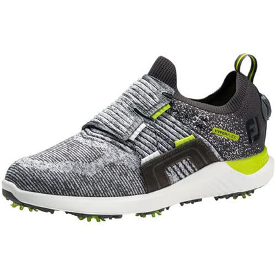 FootJoy Men's Hyperflex Boa Golf Shoes - Previous Season Style Grey/Green Medium 14