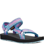 Teva Girls Original Universal Tie-Dye Sandal, Sorbet Cotton Candy, 13 Little Kid
