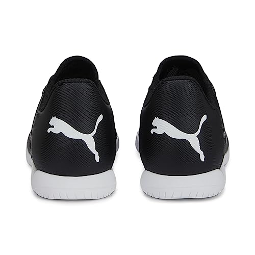 PUMA Mens Future Play Indoor Trainer Soccer Shoes, PUMA Mens black-PUMA Mens white, 9