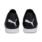 PUMA Mens Future Play Indoor Trainer Soccer Shoes, PUMA Mens black-PUMA Mens white, 9