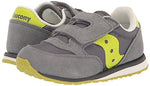 Saucony Jazz Double Hook and Loop Sneaker, Grey/Radiant, 11 US Unisex Big Kid