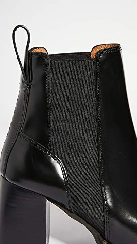 See by Chloe Women's Mallory Lug Sole Boots, Nero, Black, 5 Medium US
