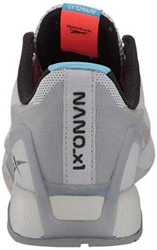 Reebok mens Nano X1 Cross Trainer, Pure Grey/Radiant Aqua, 12.5 US