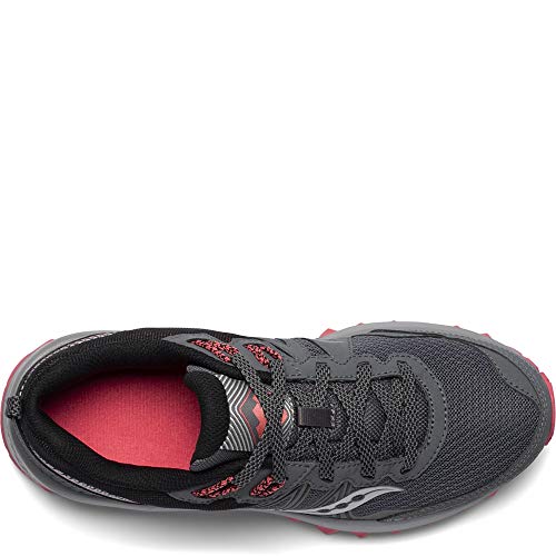 Saucony Women's Excursion TR14 Trail Running Shoe, Charcoal/Coral, 5