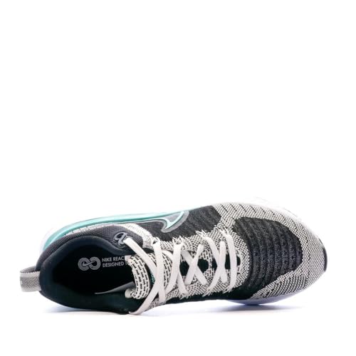 Nike Women's React Infinity Run Flyknit 2 Running Shoe, White/Aurora Green-Black, 7 M US