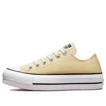 Converse All Star Lift Ox Lemon Drop Egret Black Womens Size 9
