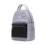 Herschel Supply Co. Nova Small Polka Dot Crosshatch Grey/Black One Size