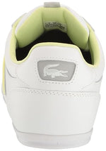 Lacoste Mens Chaymon Sneakers, Wht/Lt Grn, 11
