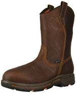 Timberland PRO Men's Helix HD Pull On Soft Toe Waterproof Industrial Boot, Brown Teak Trailblazer, 12 Wide
