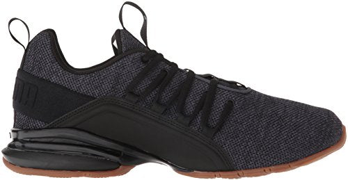 PUMA mens Axelion Cross trainer, Asphalt Black, 8.5 US