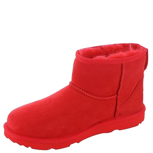 UGG K Classic Mini II Fashion Boot, Cherry Pie, 6 Big Kid