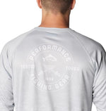 Columbia Men's Super Terminal Tackle PFG Fresh Fade Long Sleeve, Cool Grey/Tested Tough Fresh Super Fade, Small