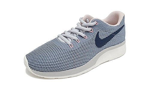 Nike Womens Tanjun Racer Running Trainers 921668 Sneakers Shoes (UK 5.5 US 8 EU 39, Pure Platinum Armory Navy 002)