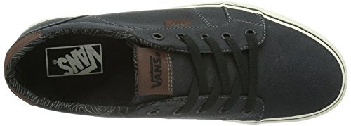 Vans Men's Low-Top Trainers Shoes, Black Black Blue, 7