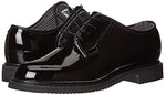 Bates Men's Lites High Gloss Oxford Uniform Dress Shoe, Black, 5 Wide