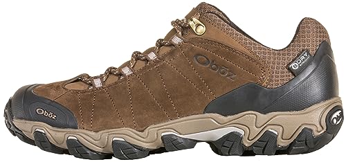 Oboz Men's Bridger Low B-Dry Waterproof Hiking Shoe, Canteen Brown, 10